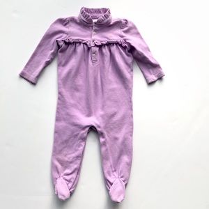 Ralph Lauren lavender pique knit one-piece